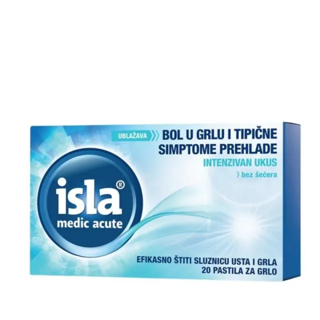 Isla Medic Acute Bez Šećera 20 Pastila