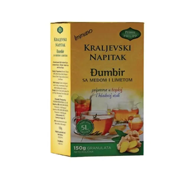 Kraljevski Napitak Đumbir Sa Medom I Limetom 150 G