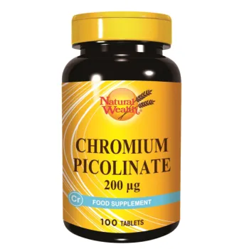 Natural Wealth Hrom Pikolinat 200mcg 100 Tableta