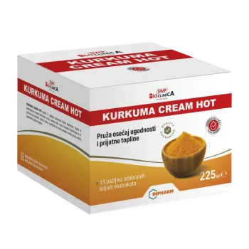 Kurkuma Cream Hot Bioclinica 225 ml