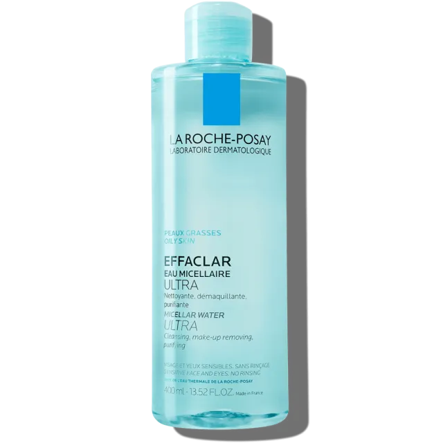 La Roche-Posay Effaclar Micelarna Voda Za Čišćenje Kože I Uklanjanje Šminke, Masna I Osetljiva Koža, 400 Ml