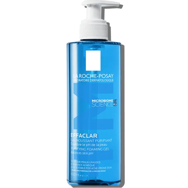 La Roche-Posay Effaclar Penušavi Gel Za Čišćenje Masne Osetljive Kože Sklone Aknama 400Ml