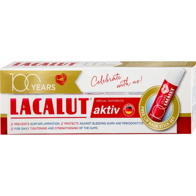 Lacalut Aktiv Pasta Za Zube 75 Ml + Balsam