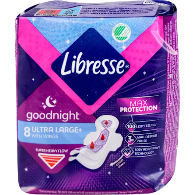 Libresse Goodnight Ultra+ X Large Ulošci 8 Komada