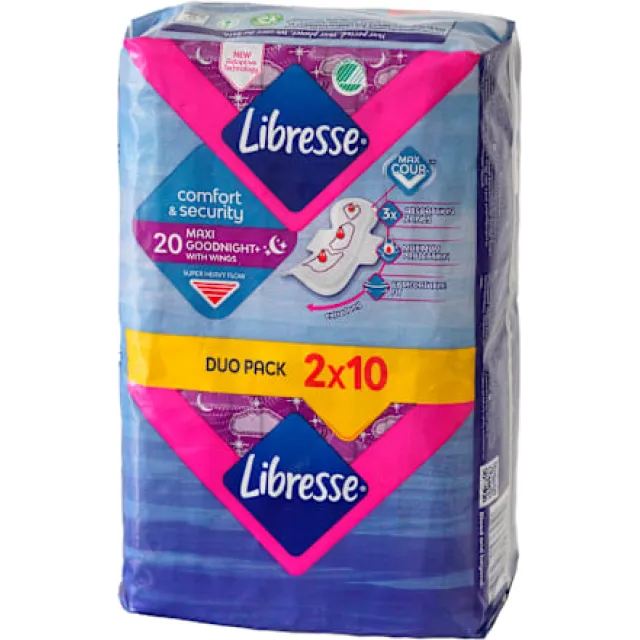 Libresse Maxi Goodnight Ulošci 20 Komada