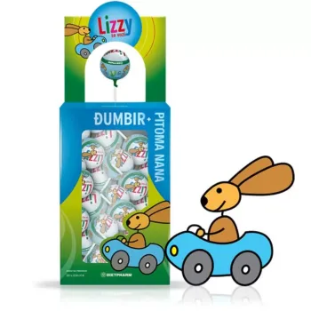 Lizzy Se Vozi Lizalica Sa Đumbirom 1 kom