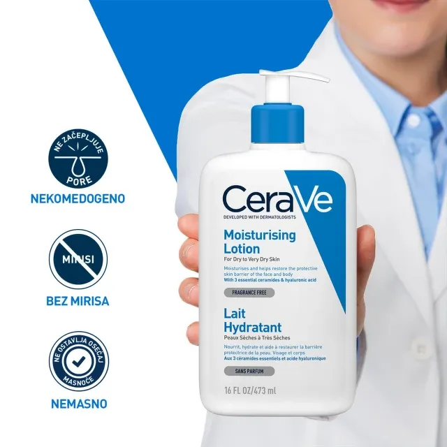 Cerave Hidratantni Losion Za Suvu I Veoma Suvu Kožu 1L