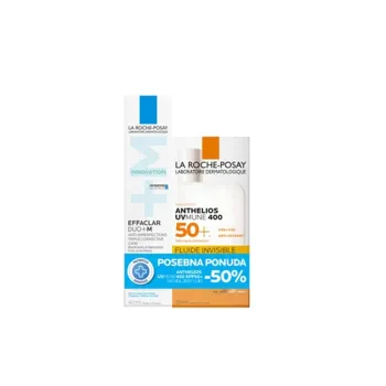 La Roche-Posay Promo Anthelios Uvmune 400 Fluid Spf50+ 50ml + Effaclar Duo+M 40ml