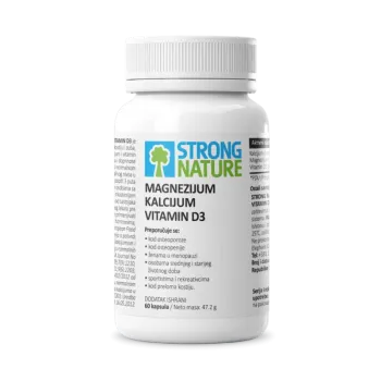 Magnezijum+Kalcijum+Vitamin D3 60 Kapsula