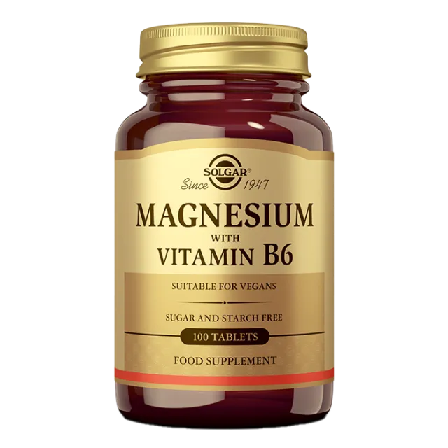 Solgar Magnezijum+B6 100 Tableta