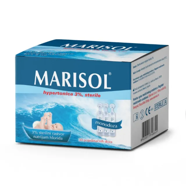 Marisol Hypertonica 3% Sterilna Ampula 30 Ampula Od 4 Ml
