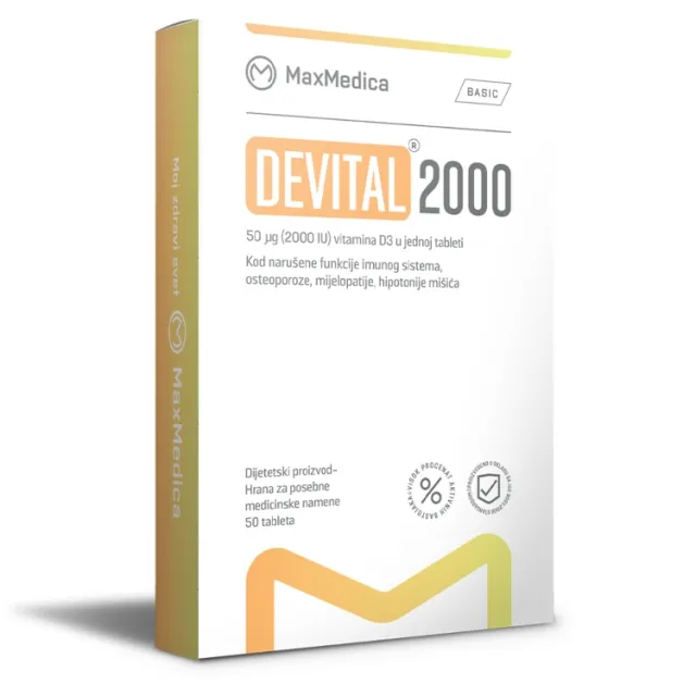 Maxmedica Devital 2000Iu 50 Tableta