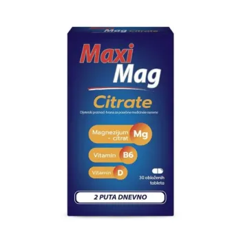 Maxi Mag Citrate Tablete 30 Tableta