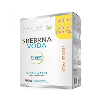Maxlab Srebrna Voda Rastvor 500ml + 500ml Gratis