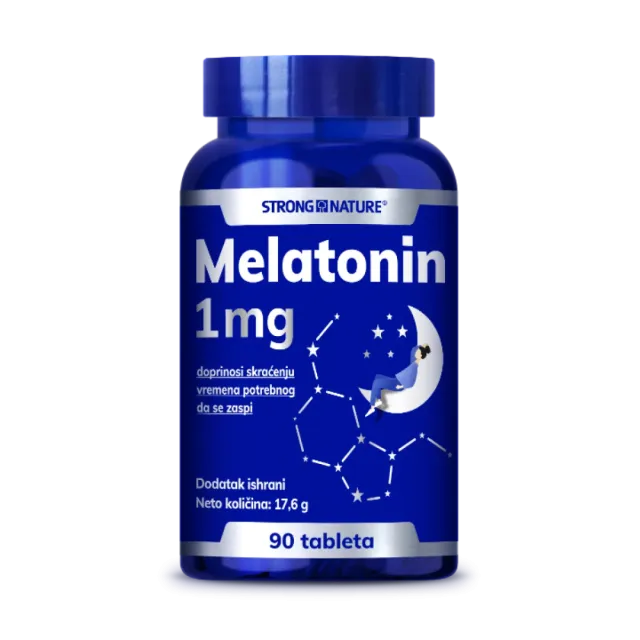Strong Nature Melatonin 1 Mg 90 Kapsula