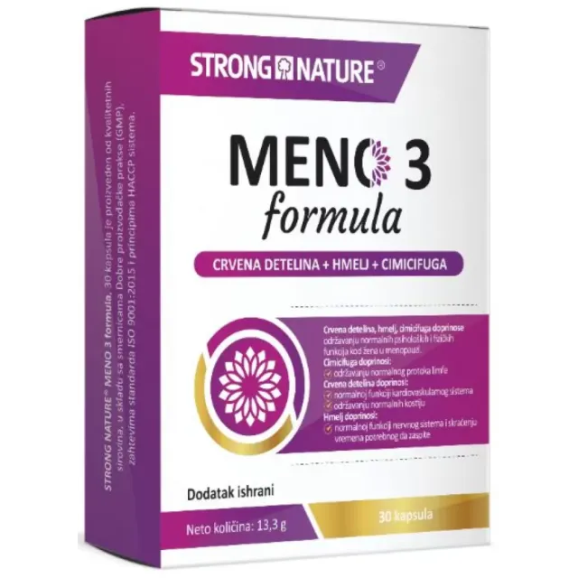 Strong Nature Meno 3 Formula 30 Kapsula