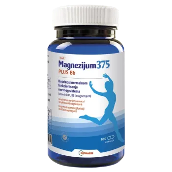 Magnezijum 375 + B6 100 kapsula