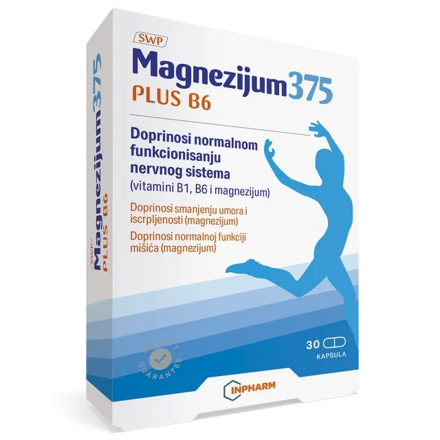 Magnezijum 375 + B6 30 Kapsula