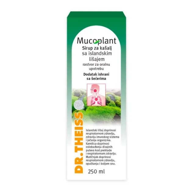 Mucoplant Sirup Za Kašalj Sa Islandskim Lišajem 250 Ml