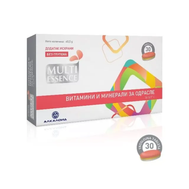 Multi Essence Vitamini I Minerali Za Odrasle 30 Tableta