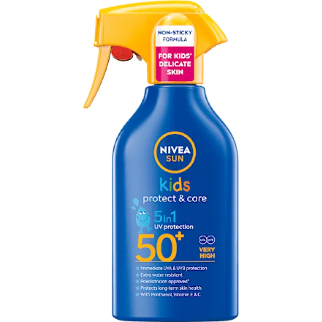 Nivea Sun Protect & Care Dečiji Sprej Za Zaštitu Od Sunca Spf50+ 250 Ml