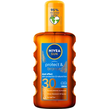 Nivea Sun Protect&Bronze Ulje Za Zaštitu Od Sunca U Spreju I Prirodno Tamnjenje SPF30 200 ml