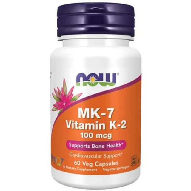 Now Mk-7 Vitamin K-2 100 Mcg 60 Kapsula