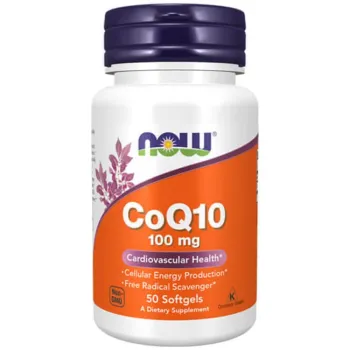 Now CoQ10 100 mg 50 Kapsula