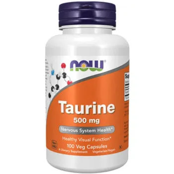 Now Taurine 500mg 100 kapsula