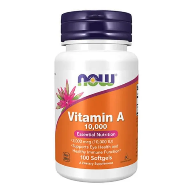 Now Vitamin A 10000 Iu 100 Kapsula