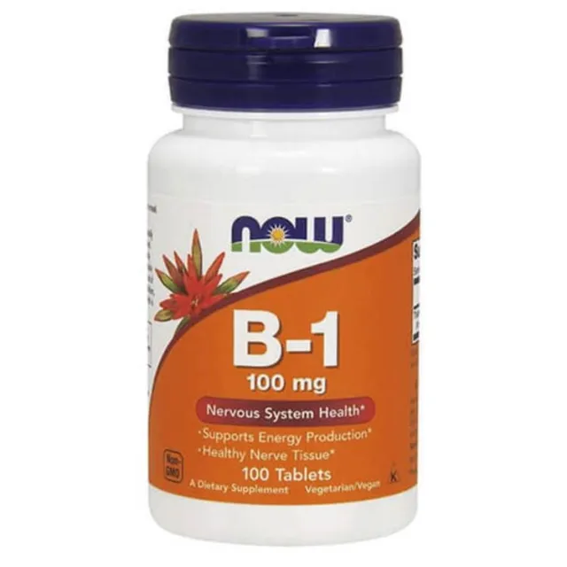 Now Vitamin B-1 100Mg 100 Tableta