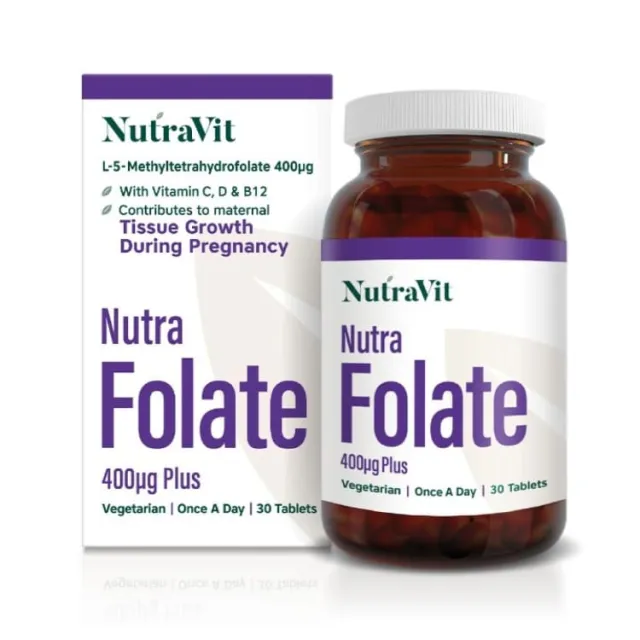 Nutra Folate 400Mcg Plus 30 Tableta