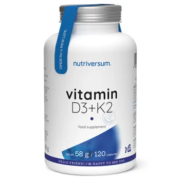 Nutriversum Vitamin D3 + K2 120 Kapsula