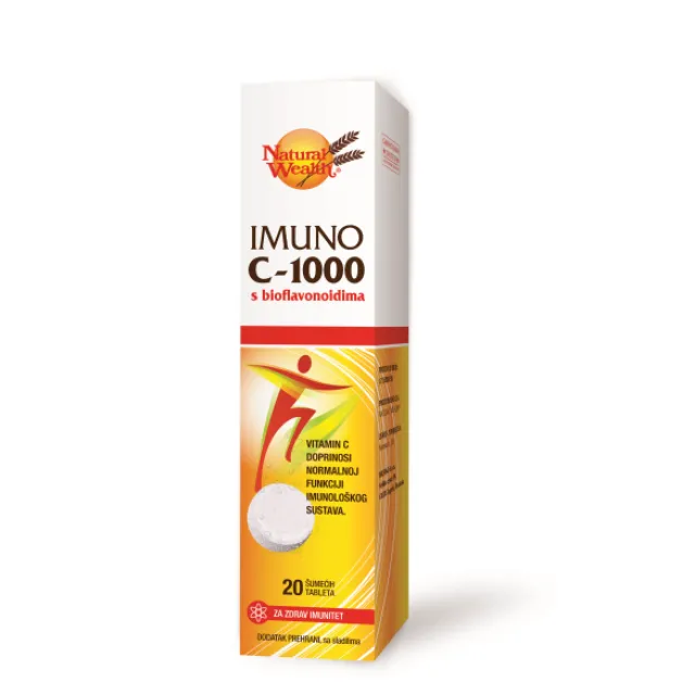 Natural Wealth Imuno C-1000 20 Šumećih Tableta