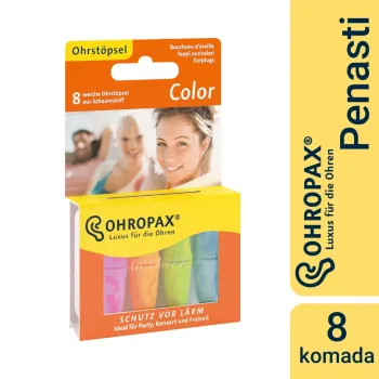 Ohropax Soft Color Čepovi Za Uši 8 Komada