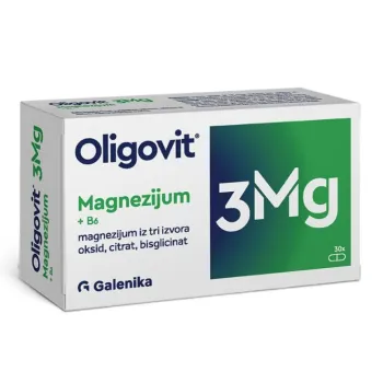 Oligovit Magnezijum 3 Mg 30 Kapsula