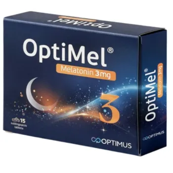 OptiMel Melatonin 3 mg 15 Sublingvalnih Tableta