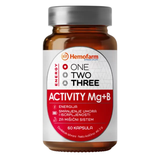 One Two Three Activity Mg+B 60 Kapsula