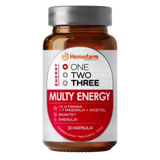 One Two Three Multy Energy 30 Kapsula