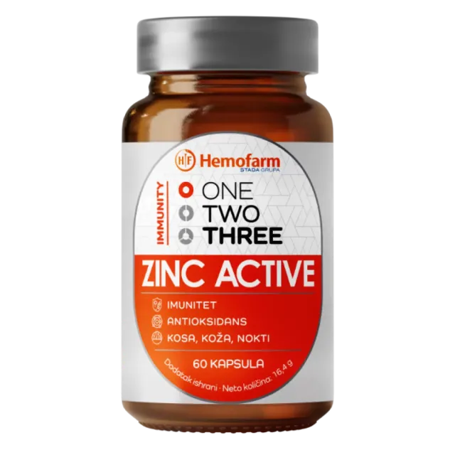 One Two Three Zinc Active 60 Kapsula