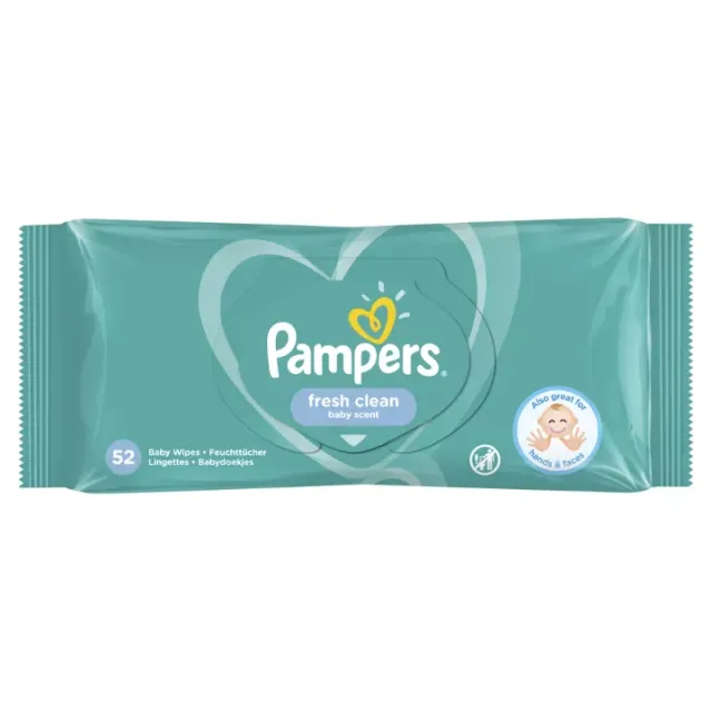 Pampers Vlažne Maramice Fresh Clean 52 Komada