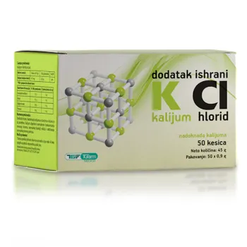 Kalijum Hlorid Oralni Prašak 50 Kesica