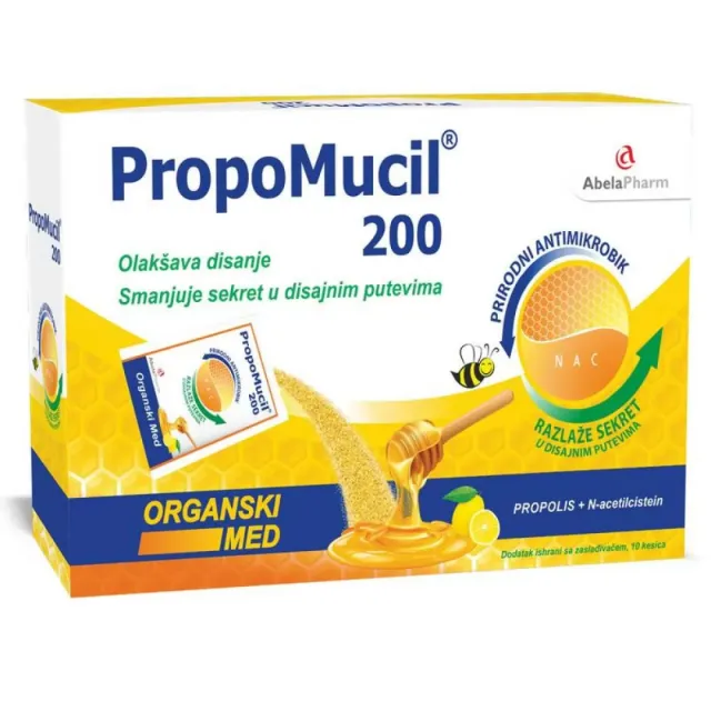 Propomucil 200 Sa Organskim Medom 10 Kesica