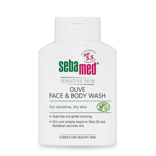 Sebamed Gel Za Umivanje I Tuširanje Sa Maslinovim Uljem I Pantenolom 200 Ml