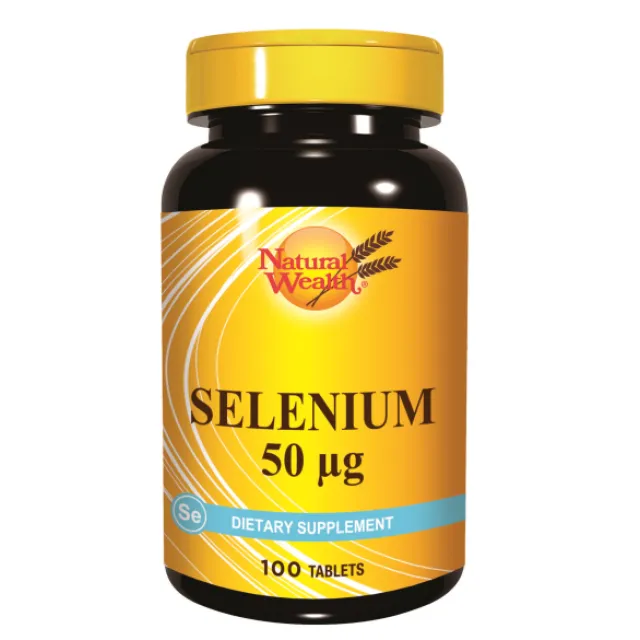 Natural Wealth Selen 50 Mcg 100 Tableta