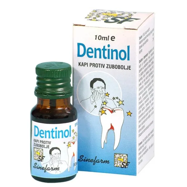 Sinefarm Dentinol Kapi Protiv Zubobolje 10M