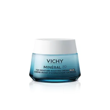 Vichy Minéral 89 Bogata Krema Za Intenzivnu Hidrataciju Tokom 72 Časa Za Suve Do Vrlo Suve Kože 50ml