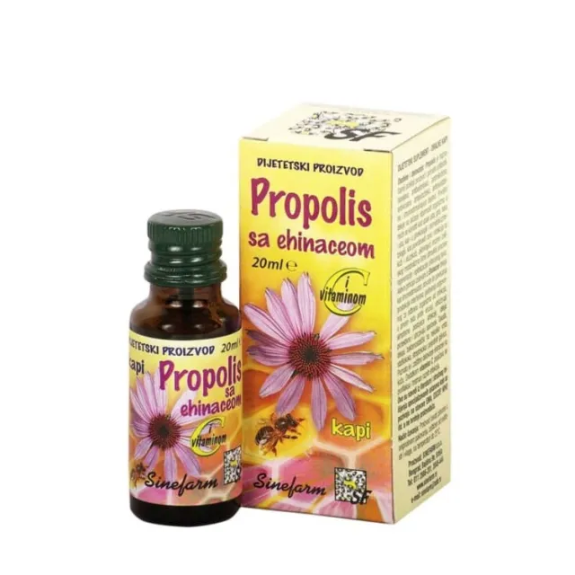 Sinefarm Propolis Kapi Sa Ehinaceom I Vitaminom C 20Ml