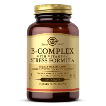 Solgar Vitamin B Complex Sa Vitaminom C 100 Tablete