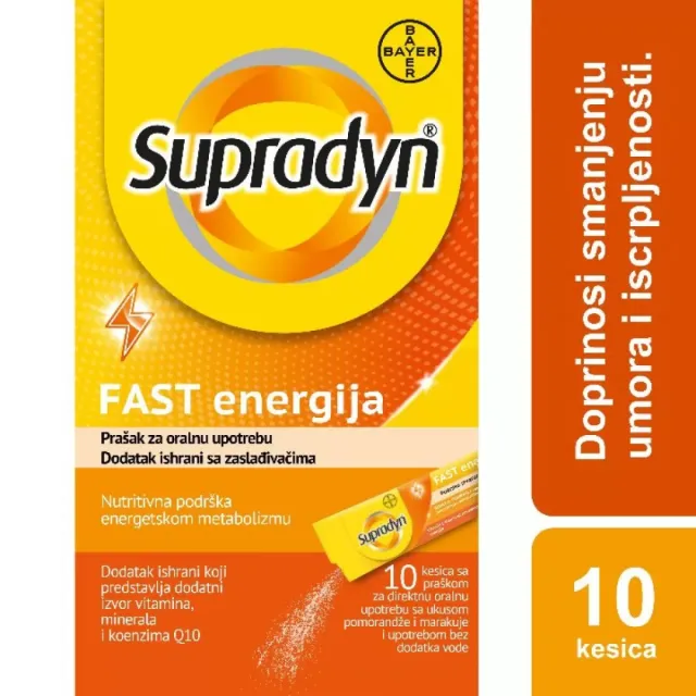 Supradyn Fast Energija 10 Kesica